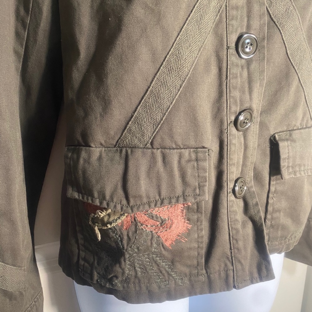 Unit Military Style Utility Jacket Size M - Picture 3 of 8